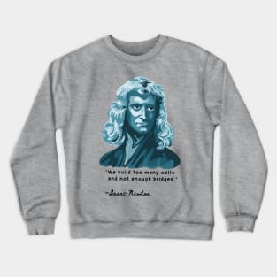 Isaac Newton  Portrait Crewneck Sweatshirt